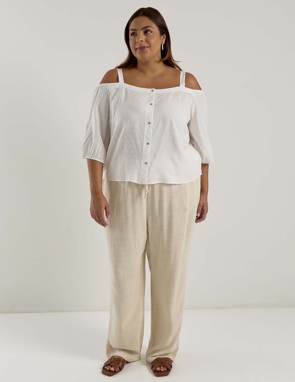 Blusa manga 3/4 para mujer 2