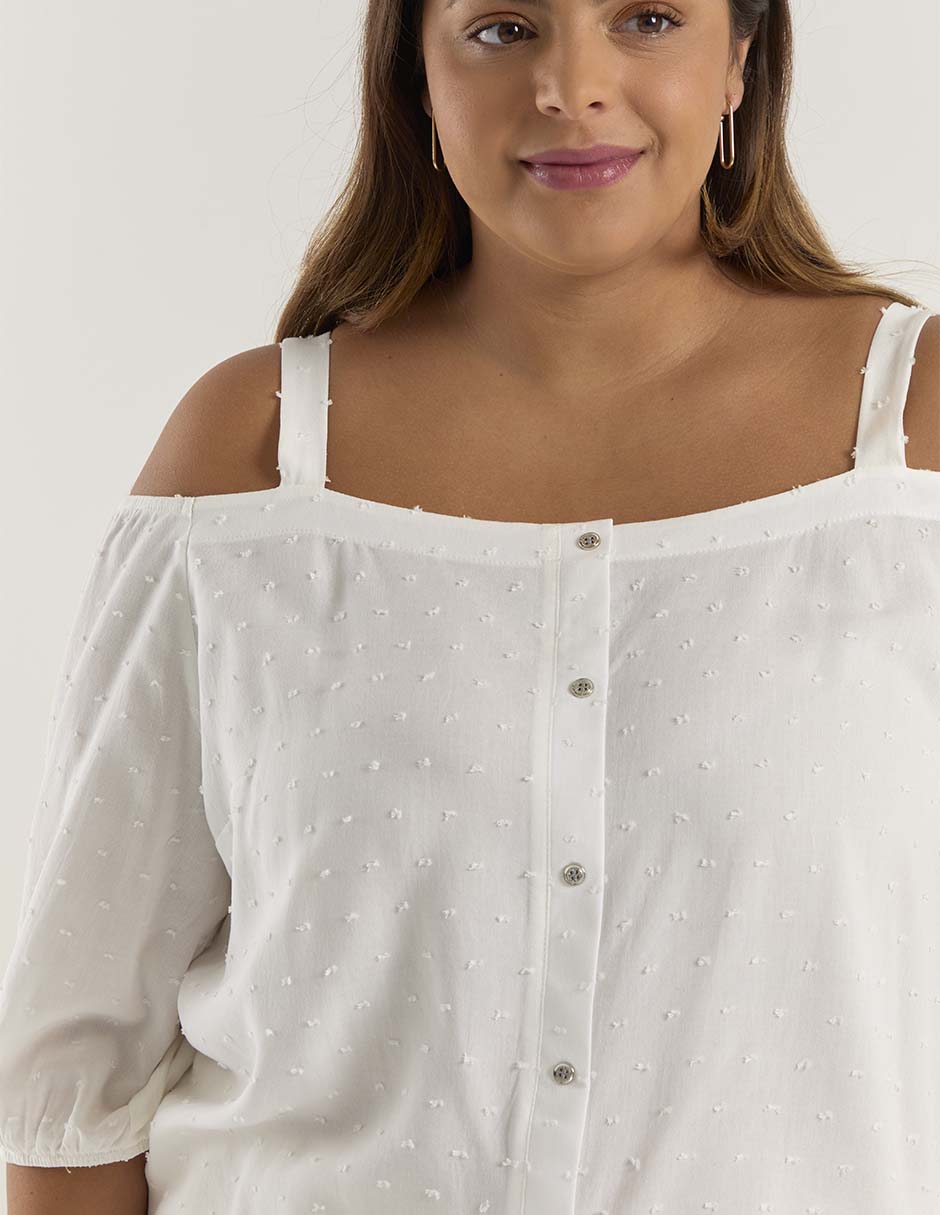 Blusa manga 3/4 para mujer 5
