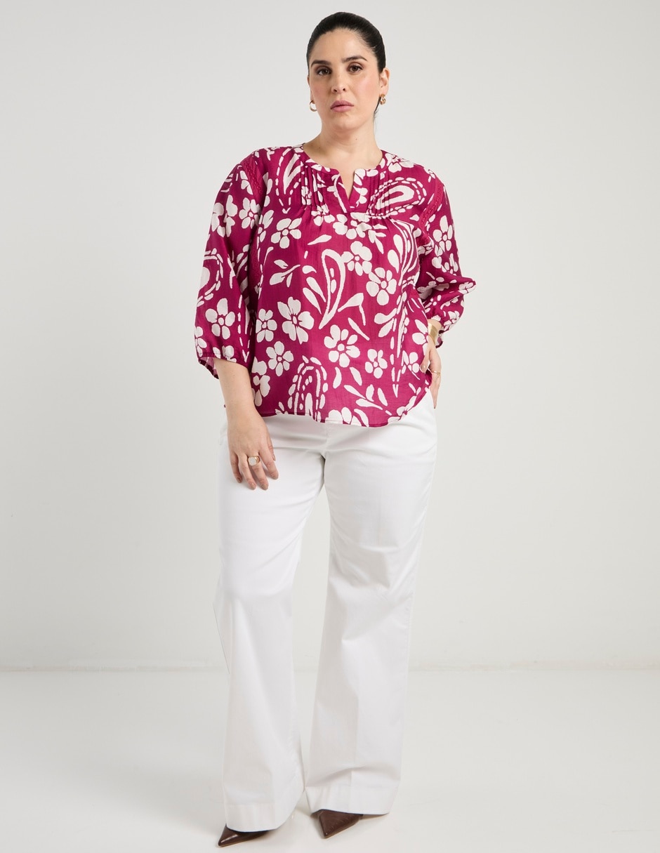 Blusa manga 3/4 para mujer 3