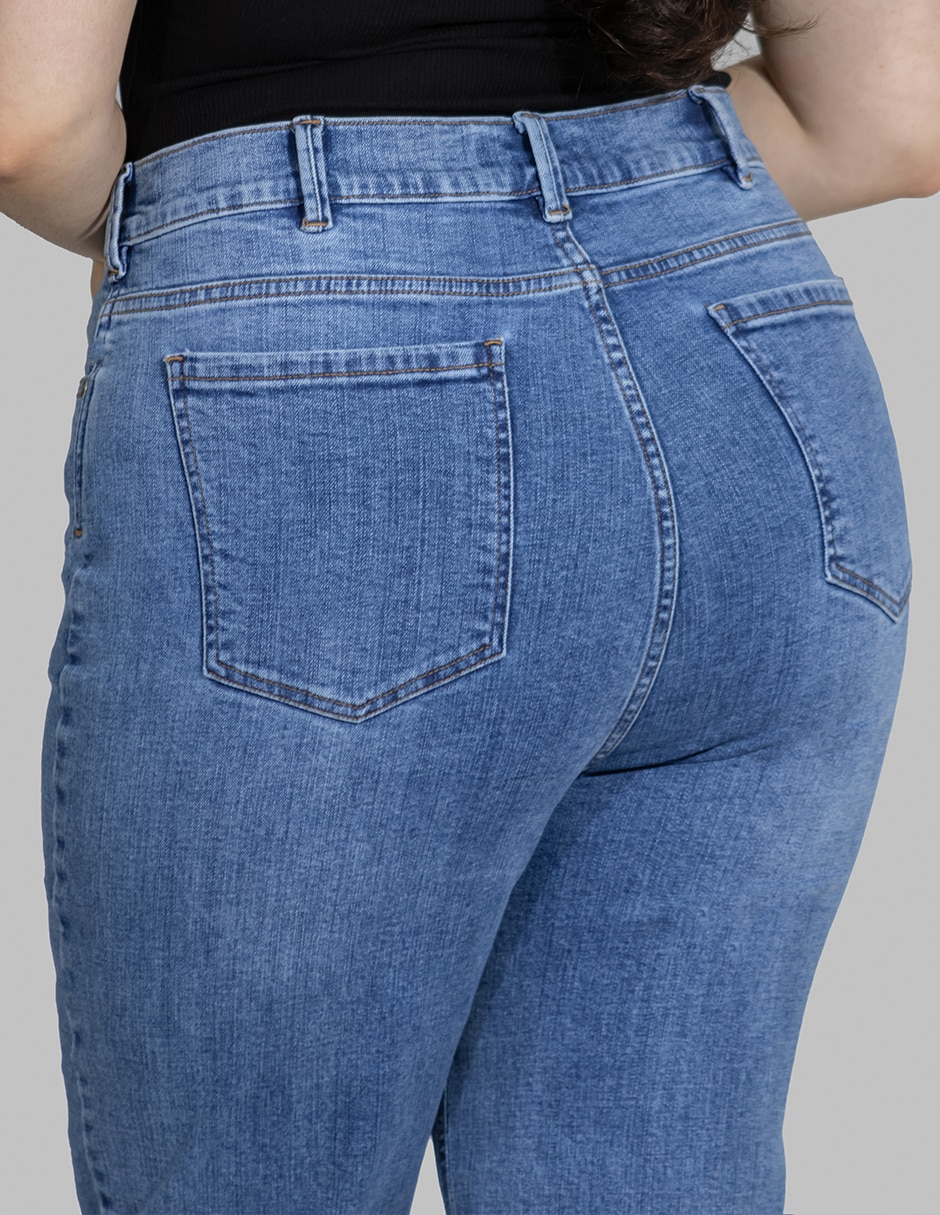 Jeans straight para mujer 5