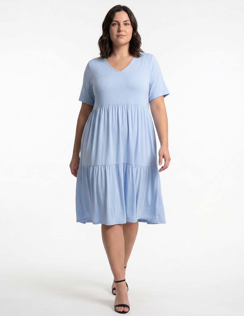 Vestido midi casual para mujer