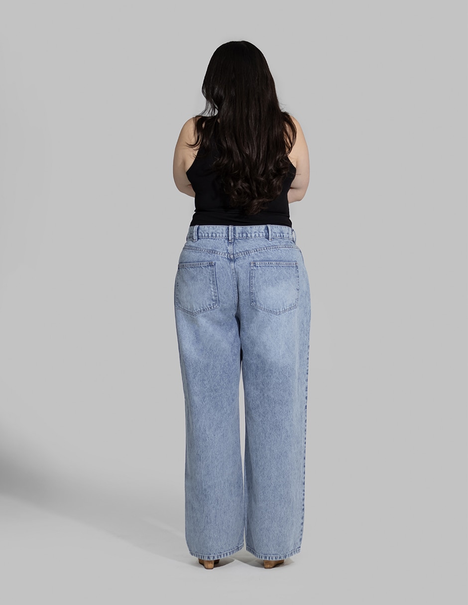 Jeans straight para mujer 2