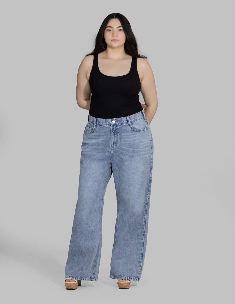 Jeans straight para mujer 3