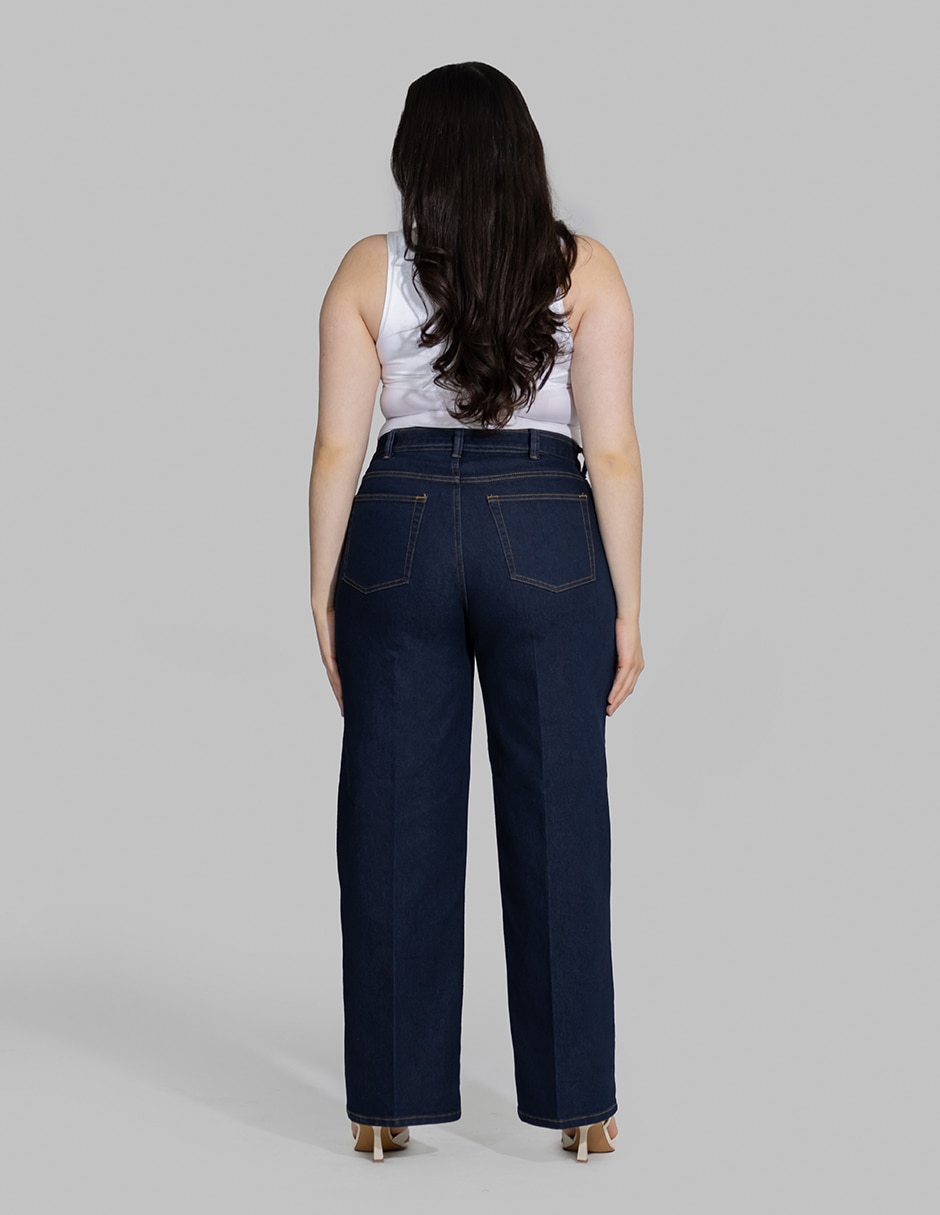 Jeans straight para mujer 2
