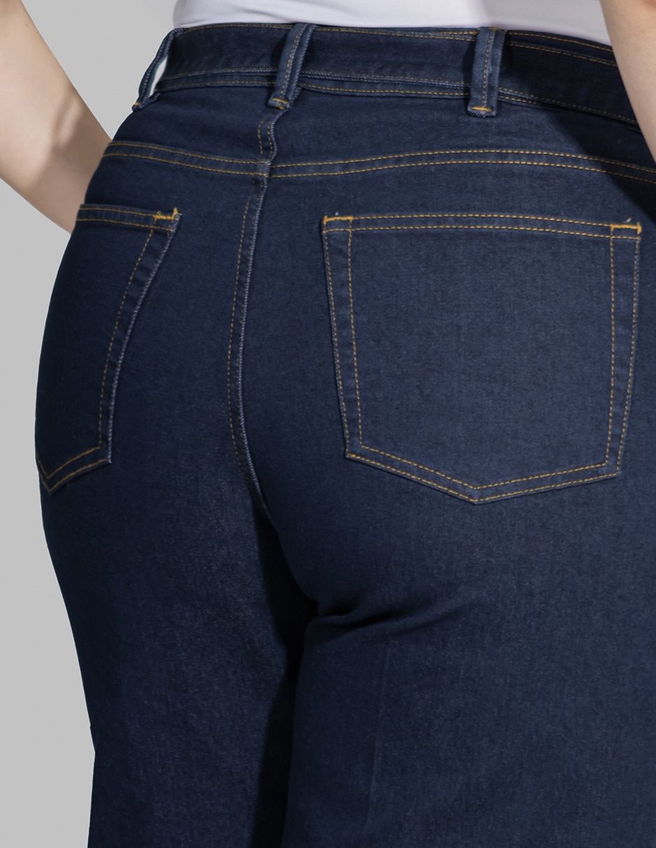 Jeans straight para mujer 4