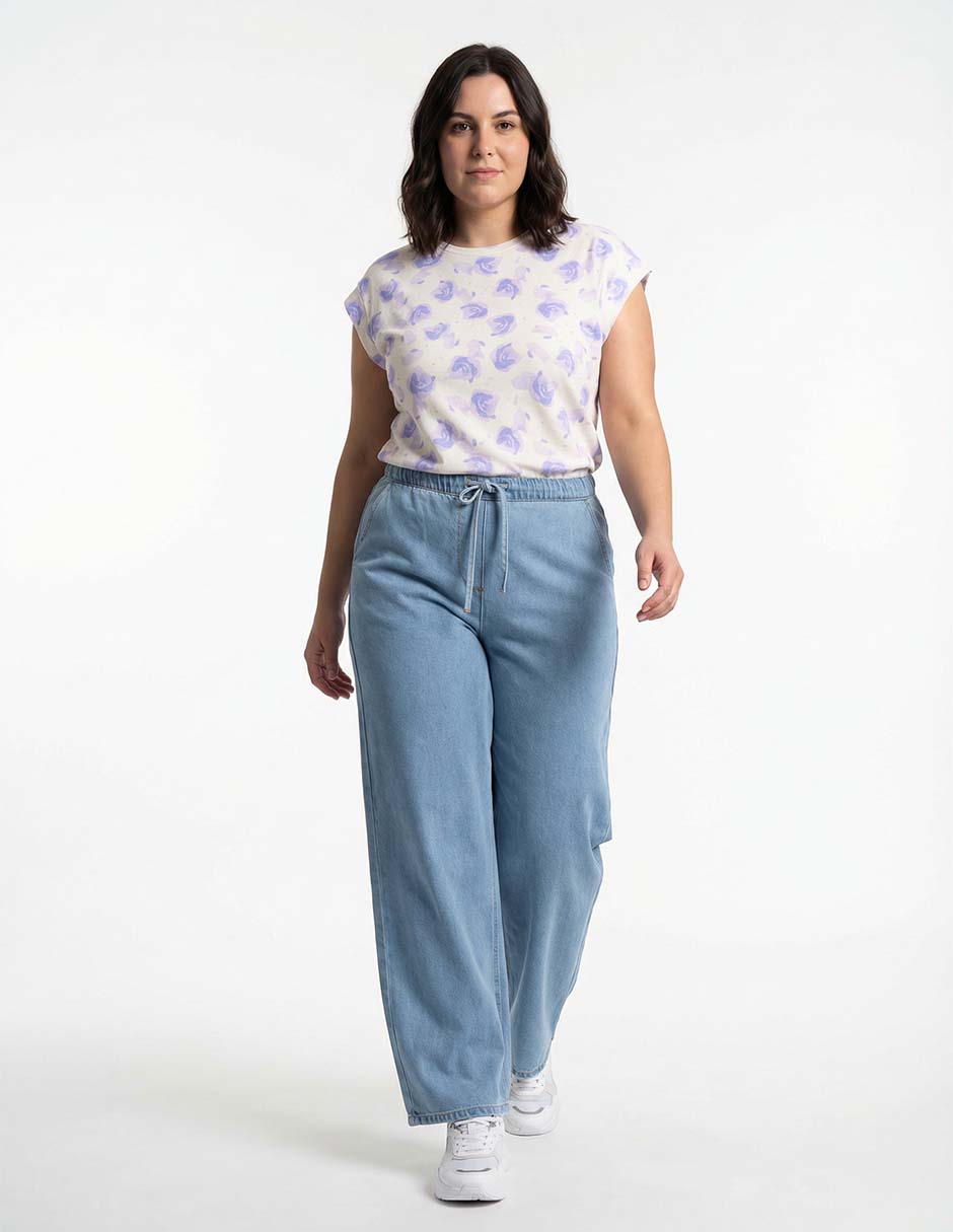 Playera cuello redondo para mujer 3