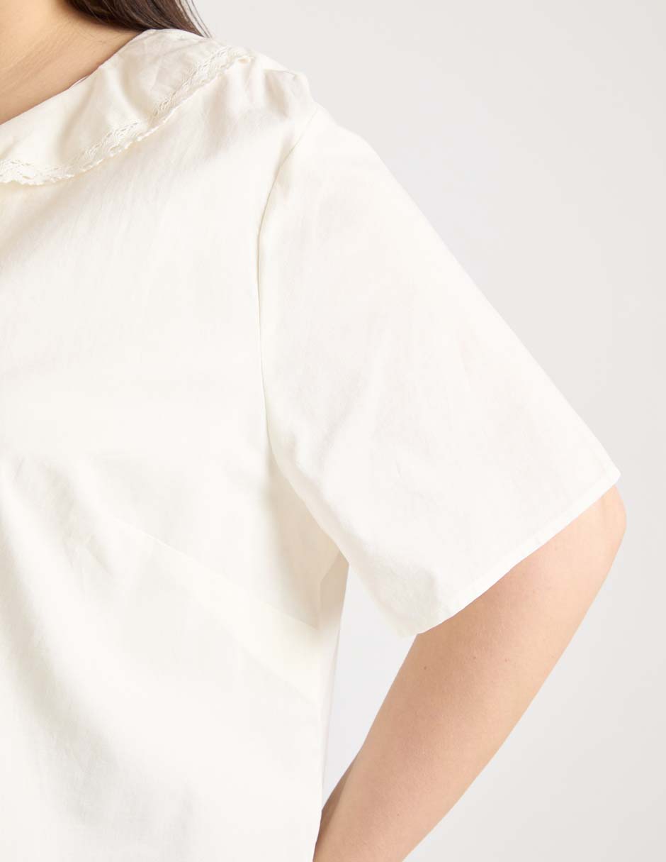 Blusa manga al codo para mujer 5