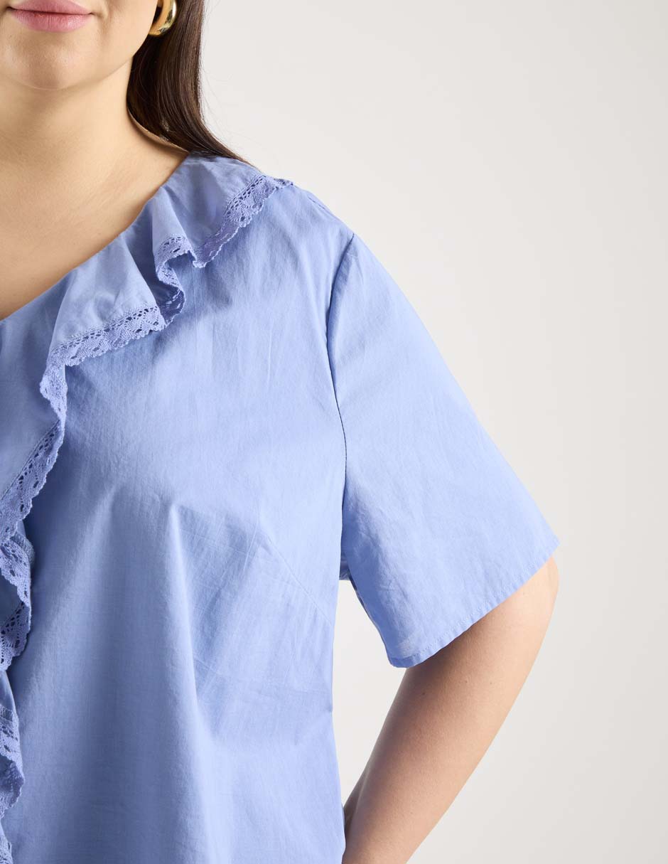BLUSA WKMX261006-0, 38, AZUL CAMPESTRE