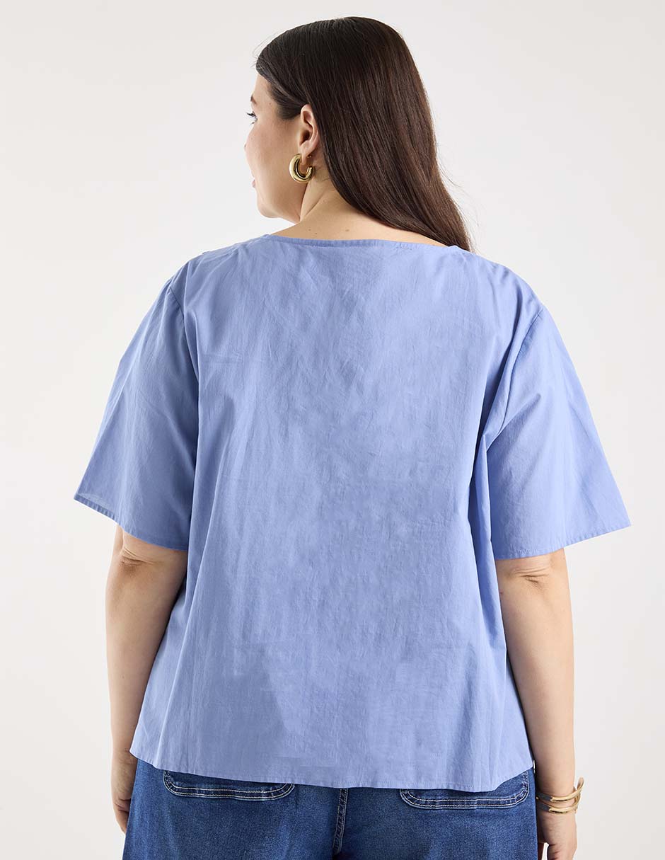 BLUSA WKMX261006-0, 38, AZUL CAMPESTRE