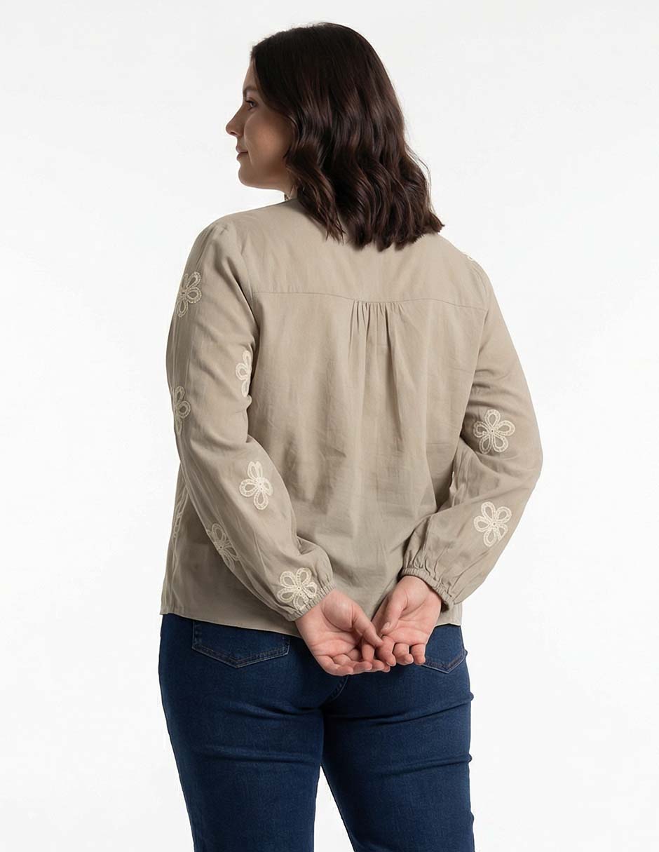 Blusa manga larga para mujer 2
