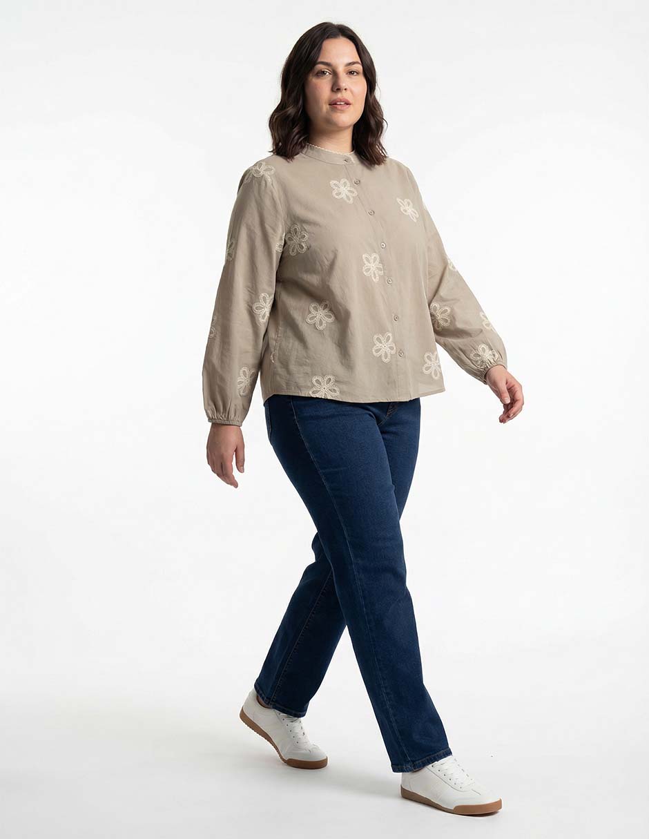Blusa manga larga para mujer 3