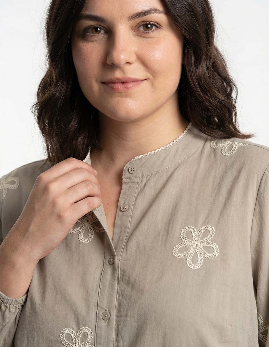 Blusa manga larga para mujer 4