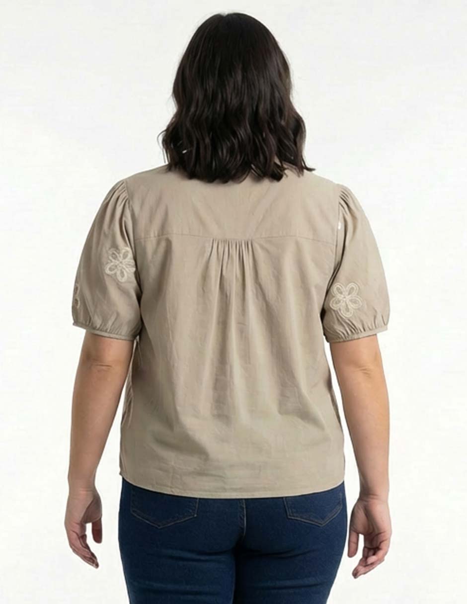 Blusa manga corta para mujer 2