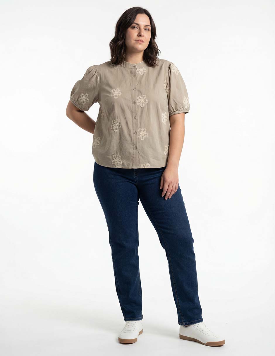 Blusa manga corta para mujer 3