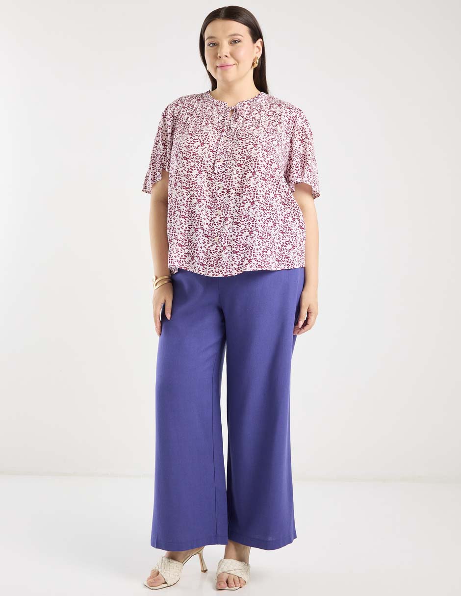 Blusa manga corta para mujer 3