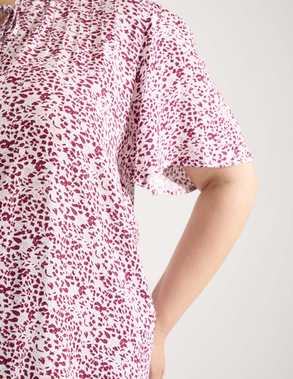 Blusa manga corta para mujer 5