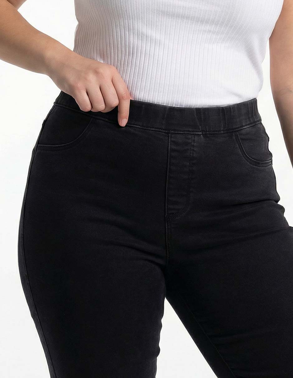 Jegging slim cintura media para mujer 4