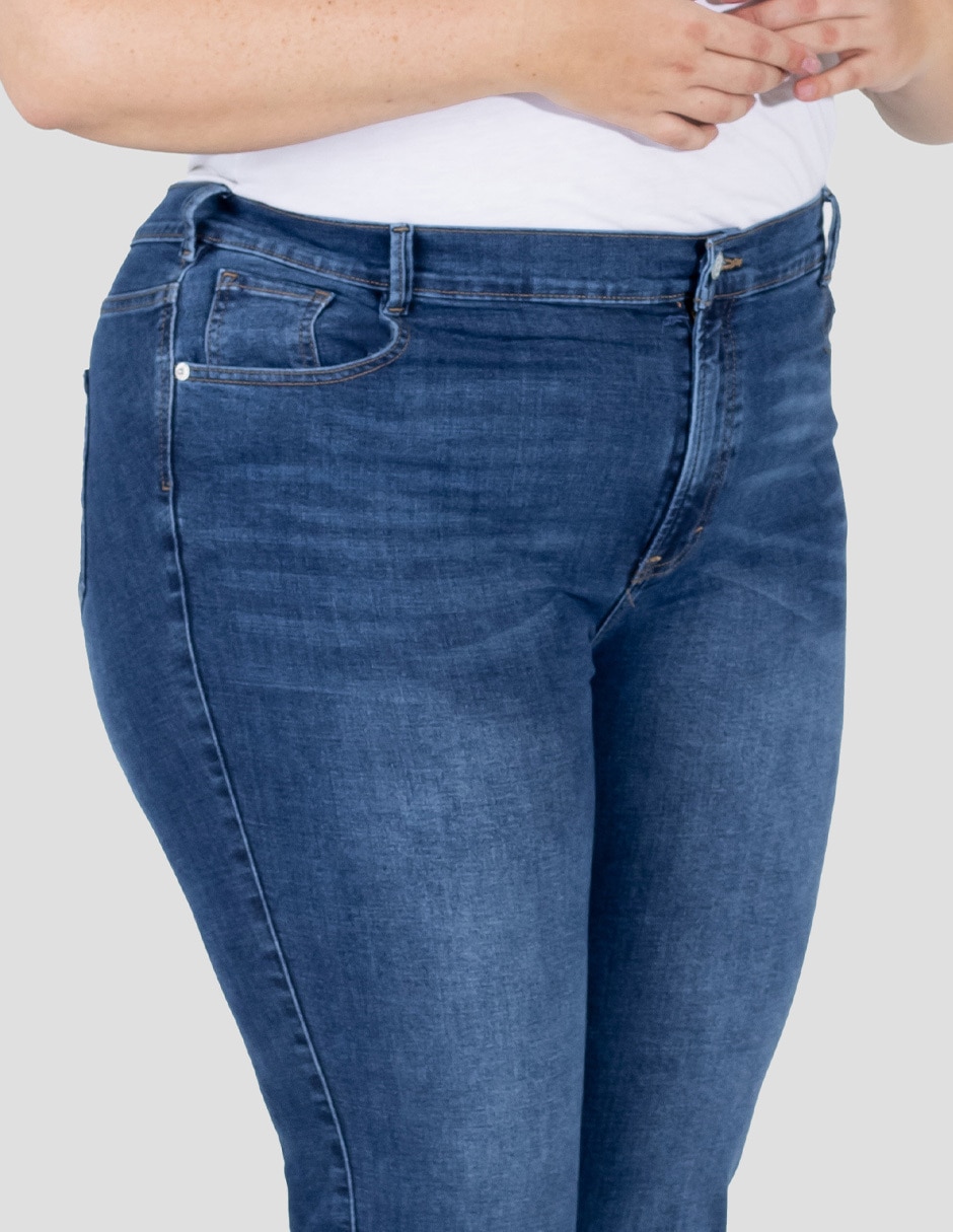 Jeans skinny cintura alta para mujer 5